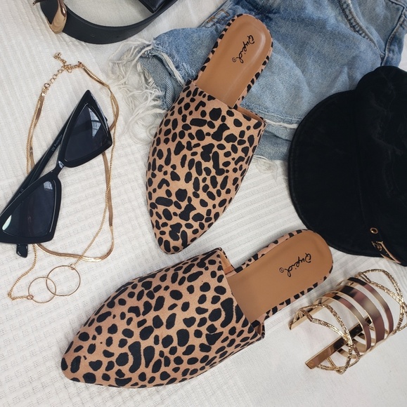 price firm!The Marcy// leopard print mule flat - Picture 4 of 5